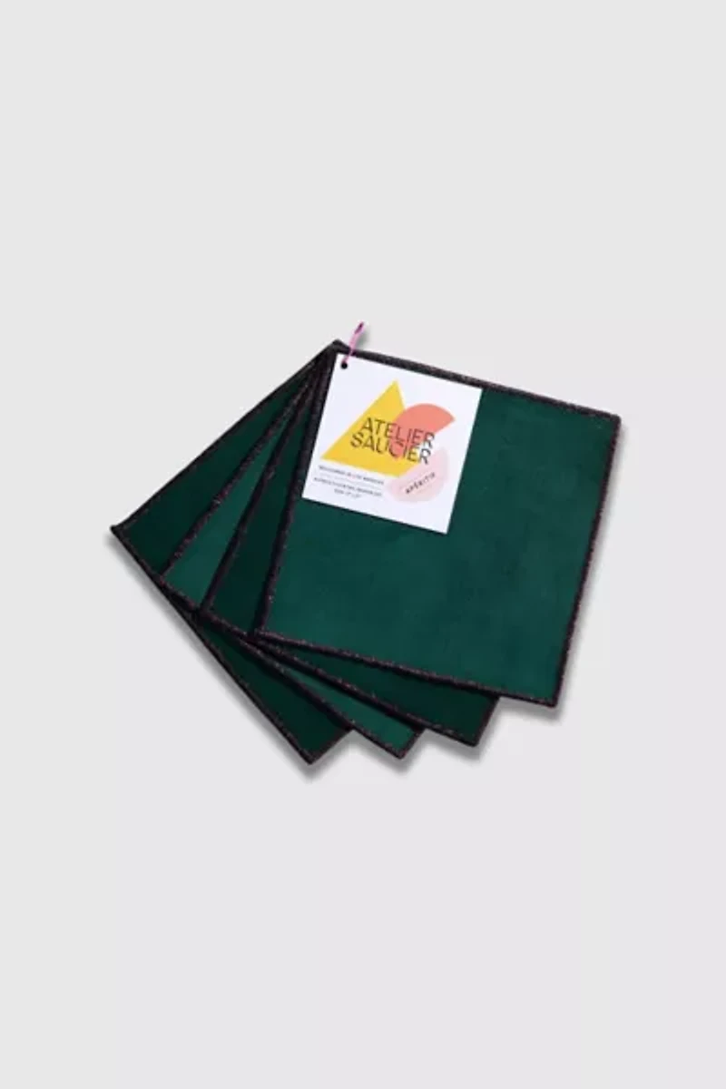 ATELIER SAUCIER Cocktail Napkin Set
