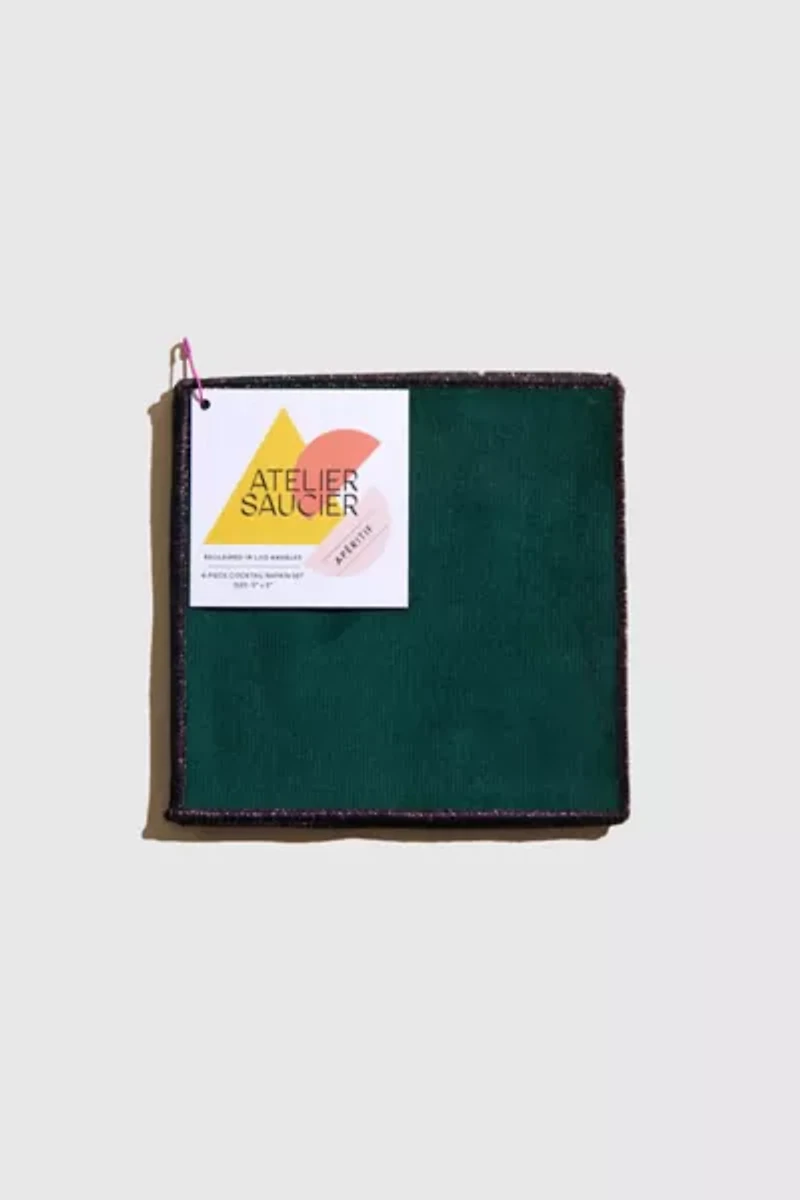 ATELIER SAUCIER Cocktail Napkin Set