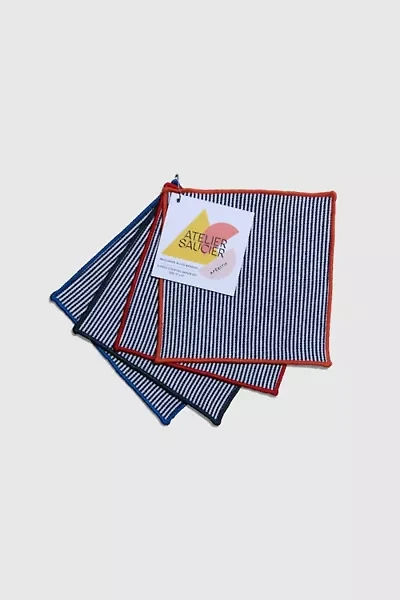 ATELIER SAUCIER Patterned Cocktail Napkin Set