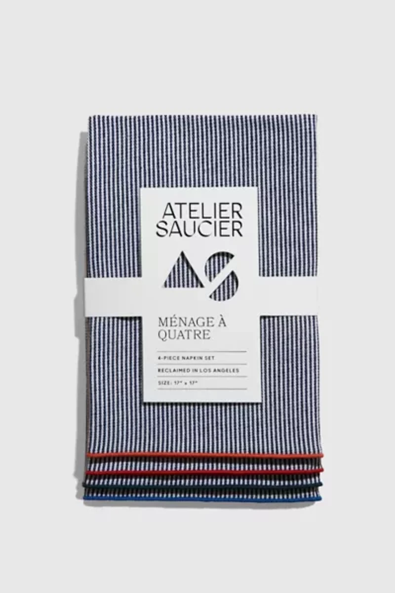ATELIER SAUCIER Patterned Napkin Set