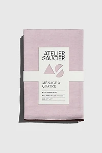 ATELIER SAUCIER Blush Linen Napkin Set