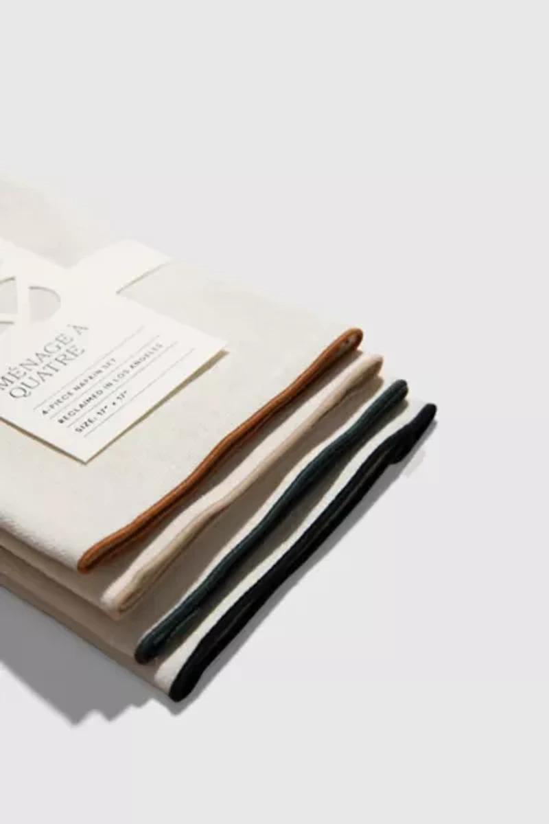 ATELIER SAUCIER Burlap Napkin Set
