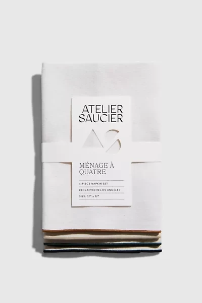 ATELIER SAUCIER Burlap Napkin Set