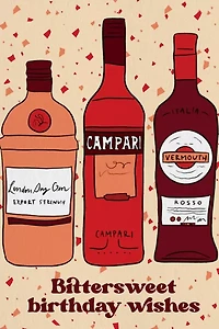 Boss Dotty Negroni Birthday Card