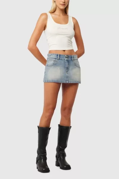 Abrand 99 Low Denim Skirt