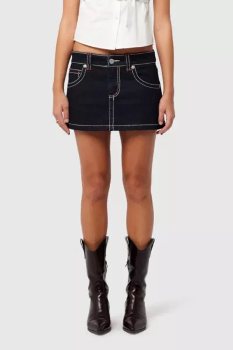 Abrand 99 Low Denim Skirt