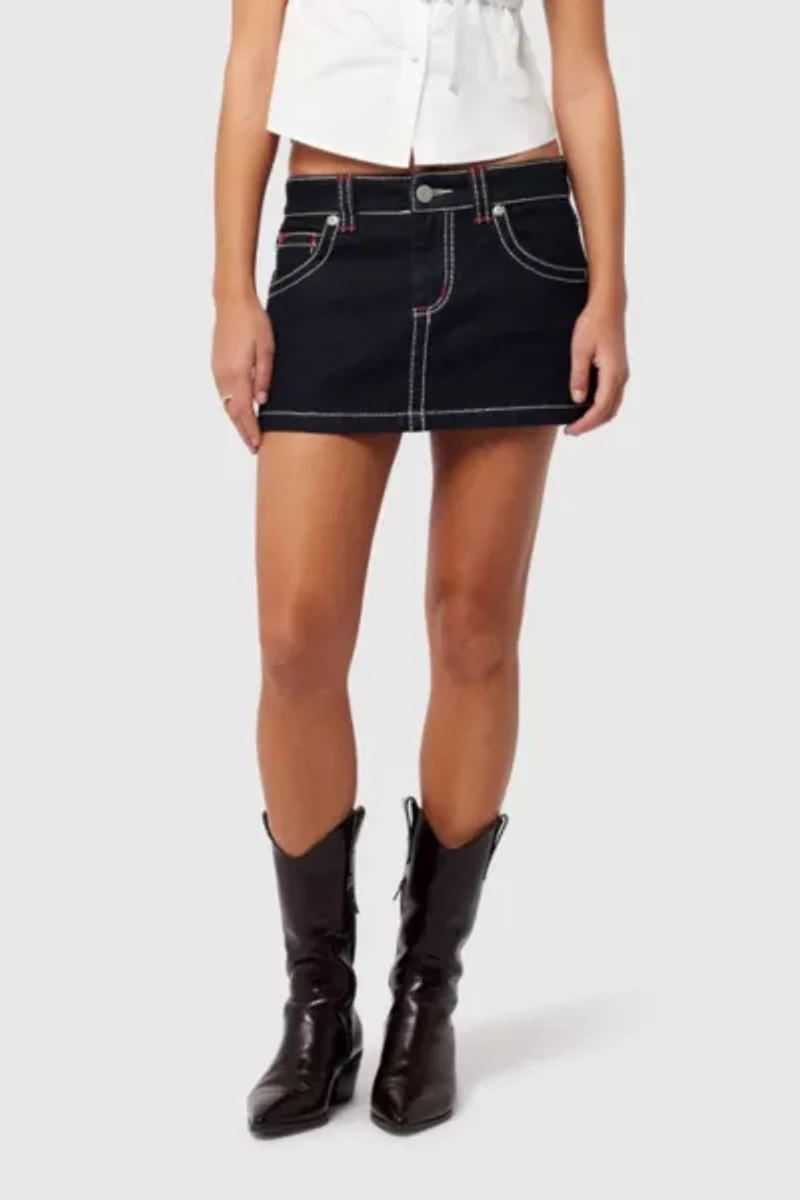Abrand 99 Low Denim Skirt