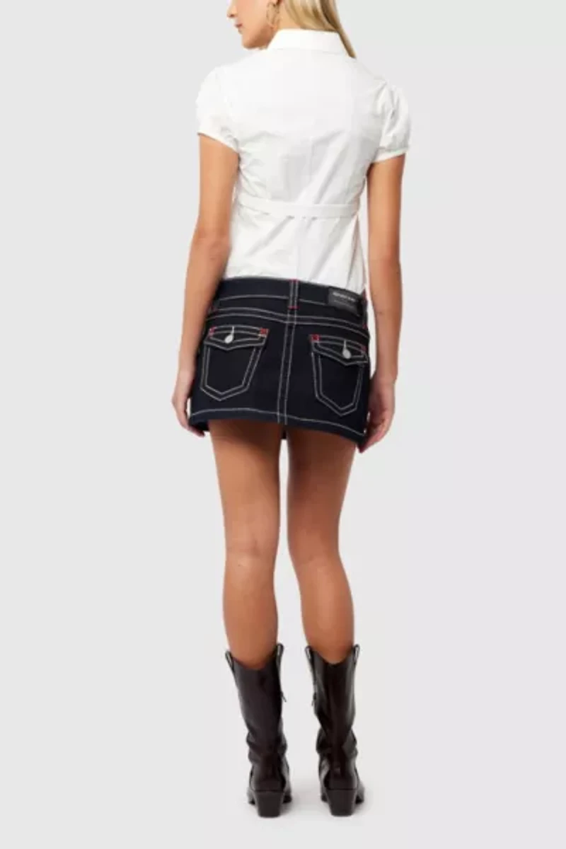 Abrand 99 Low Denim Skirt