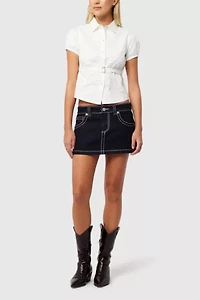 Abrand 99 Low Denim Skirt