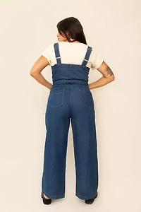Whimsy + Row Grace Organic Cotton Denim Jumpsuit