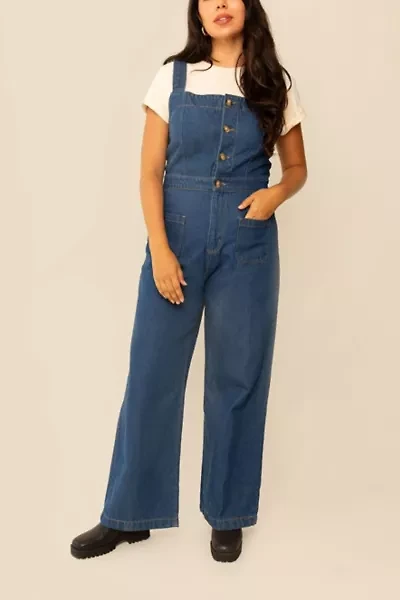 Whimsy + Row Grace Organic Cotton Denim Jumpsuit
