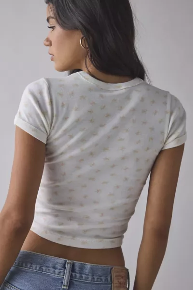 BDG Too Perfect Printed Short Sleeve Tee
