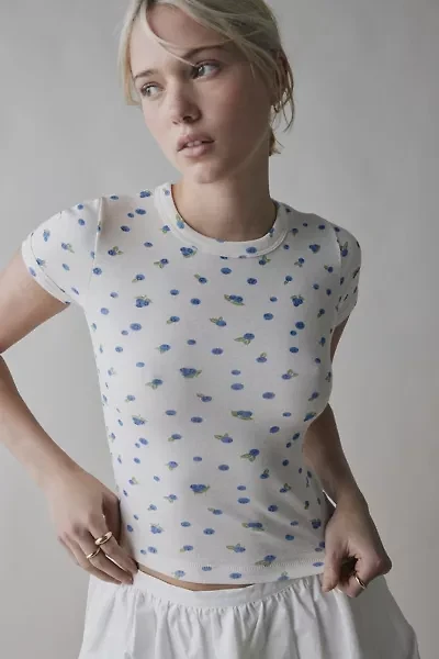 BDG Too Perfect Cropped Short Sleeve Tee
