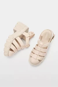 Melissa Megan Jelly Platform Fisherman Sandal
