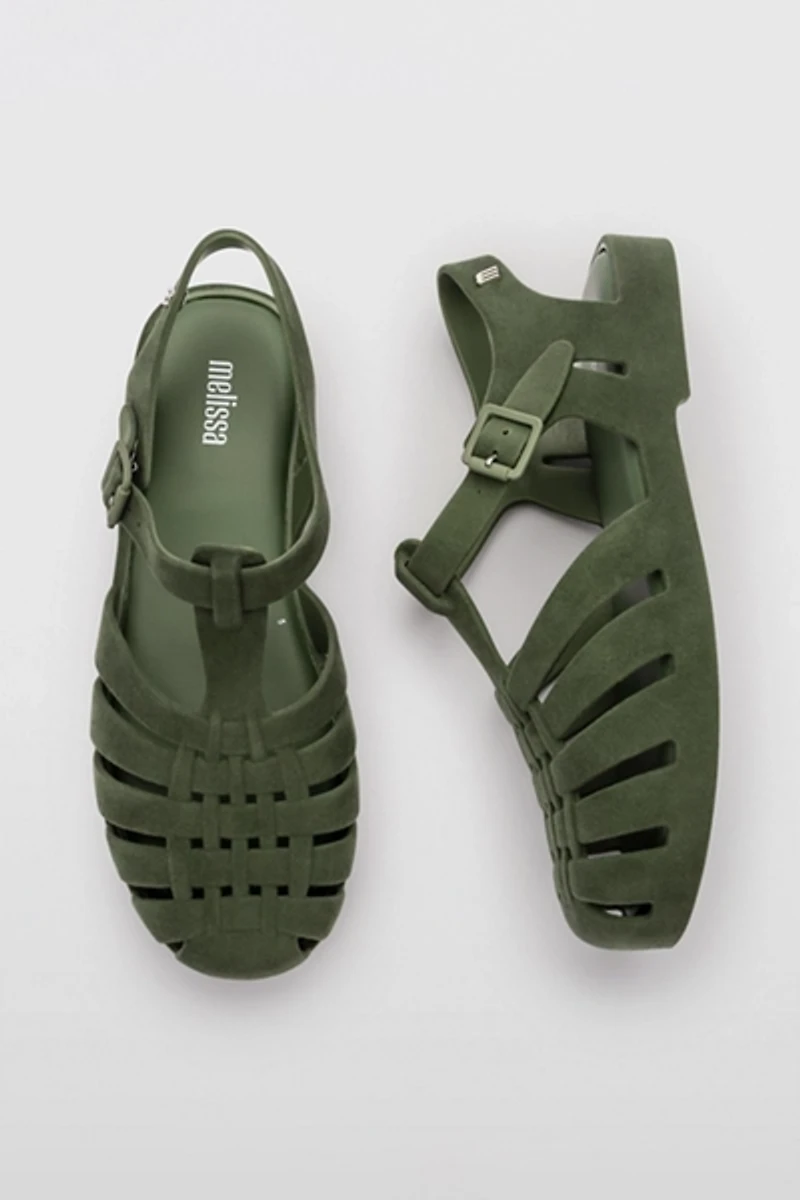 Melissa Possession Velvet Fisherman Sandal