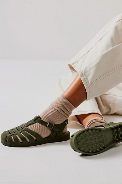 Melissa Possession Velvet Fisherman Sandal