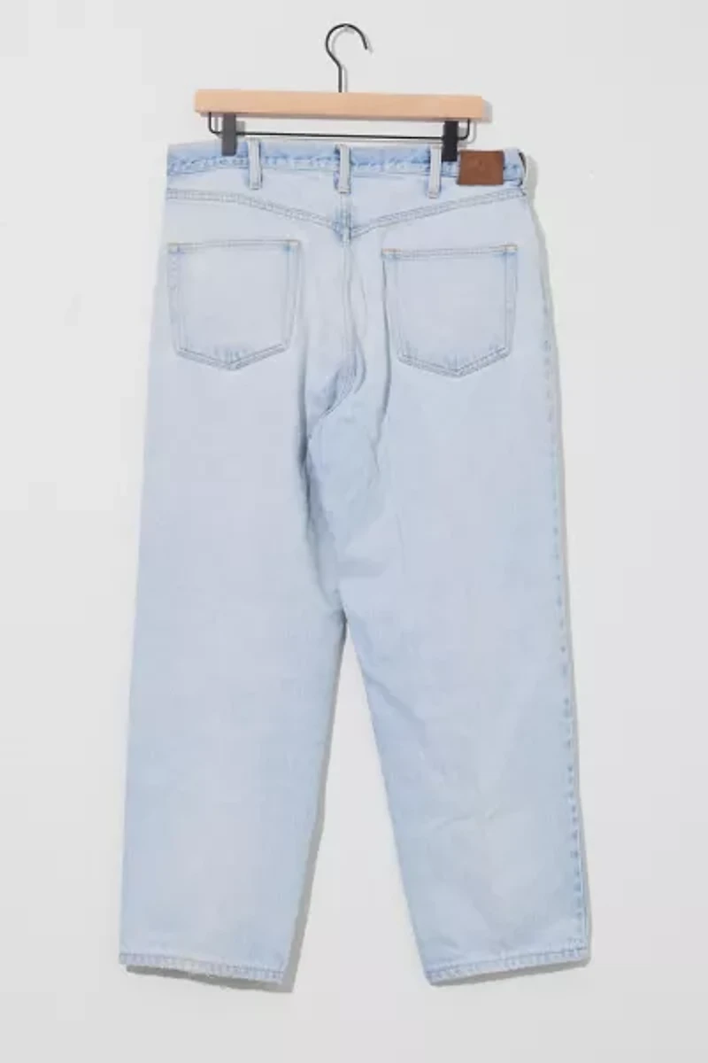 Vintage 1990s Lands' End Distressed Light Wash Denim Jeans