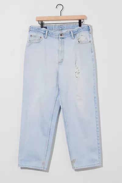 Vintage 1990s Lands' End Distressed Light Wash Denim Jeans