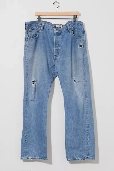 Vintage Y2K Distressed Levi's Original 501 Button Fly Jeans