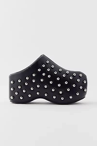 Azalea Wang Romesco Studded Platform Clog
