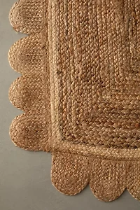 Stevie Petals Braided Jute Rug