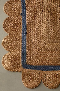 Stevie Petals Braided Jute Rug