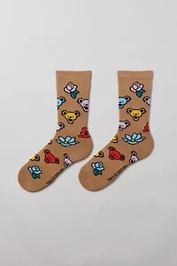 Grateful Dead Bear Icon Crew Sock