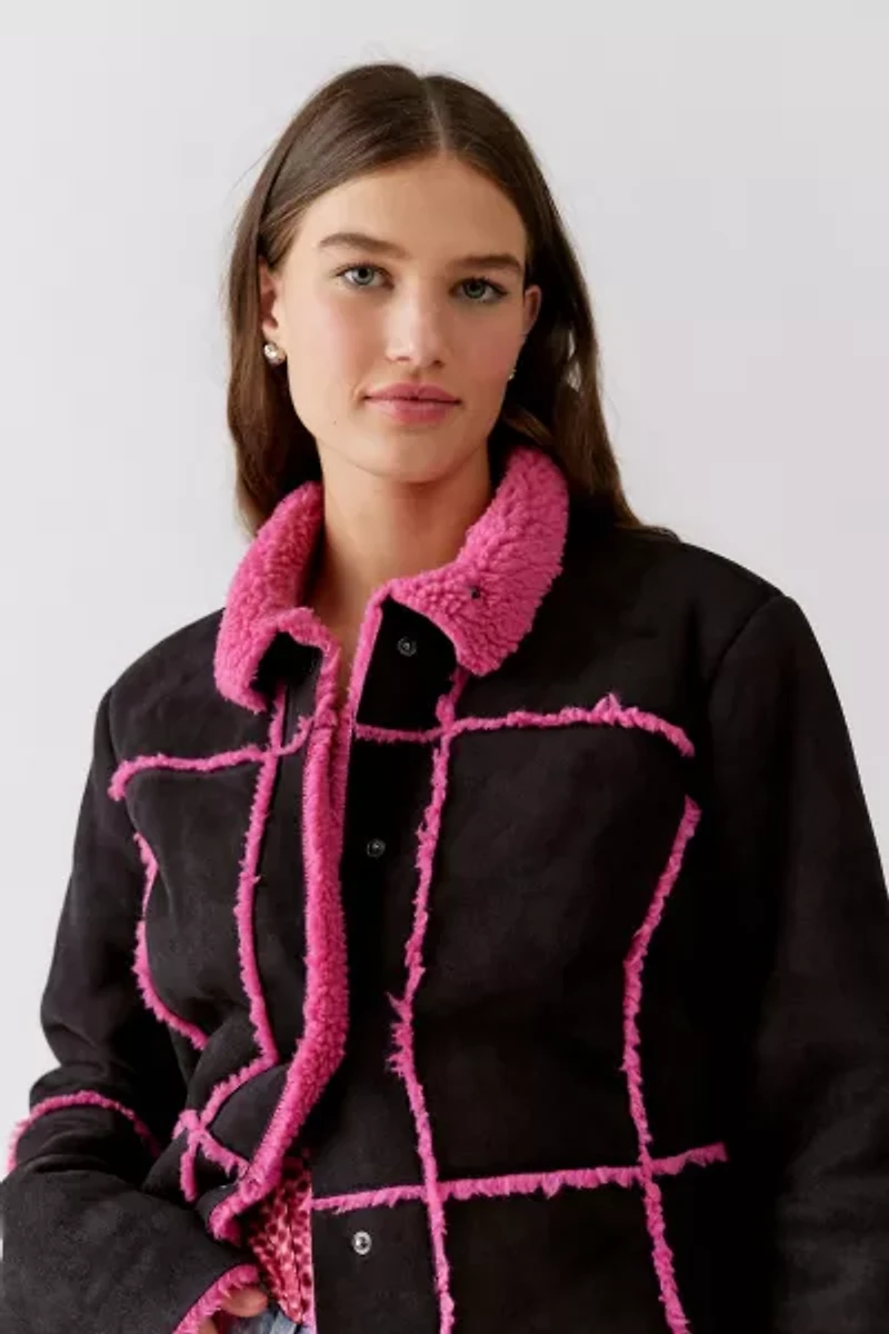 UO Julia Fleece Lined Jacket