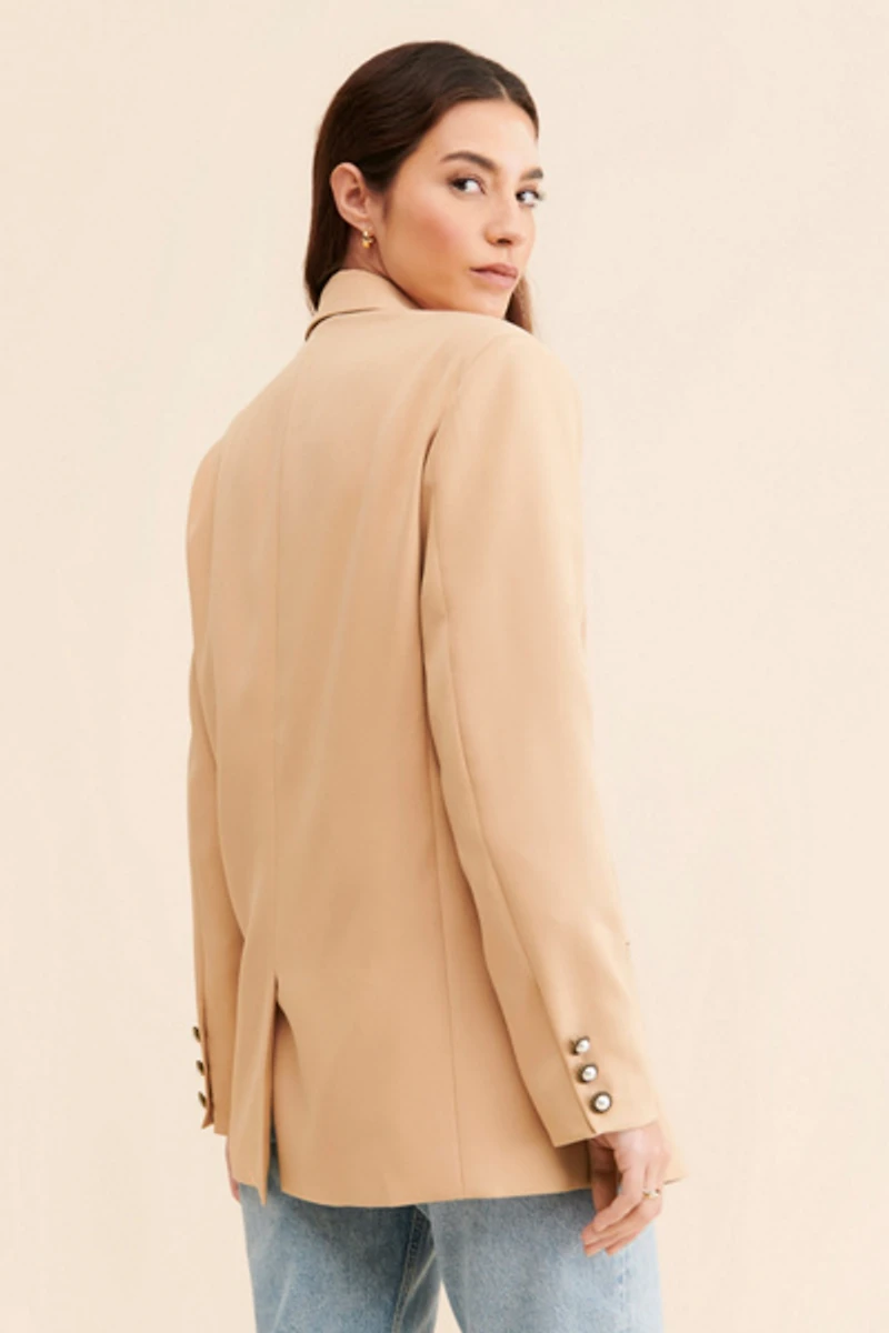 Sister Jane Harlow Double-Breasted Blazer