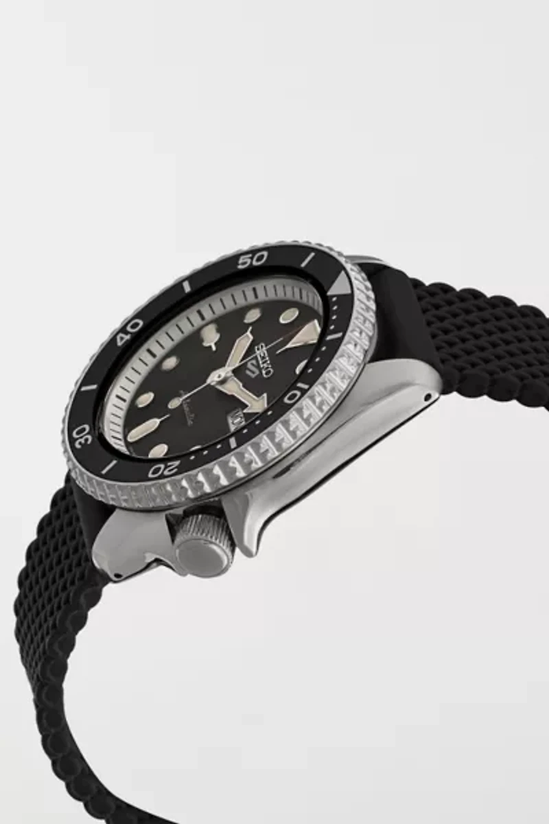 Seiko 5 Sports Automatic Silicone Band Diver Watch