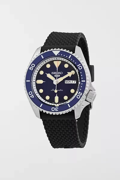 Seiko 5 Sports Automatic Silicone Band Diver Watch