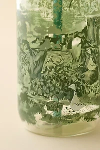 Classic Patterned To-Go Glass Tumbler
