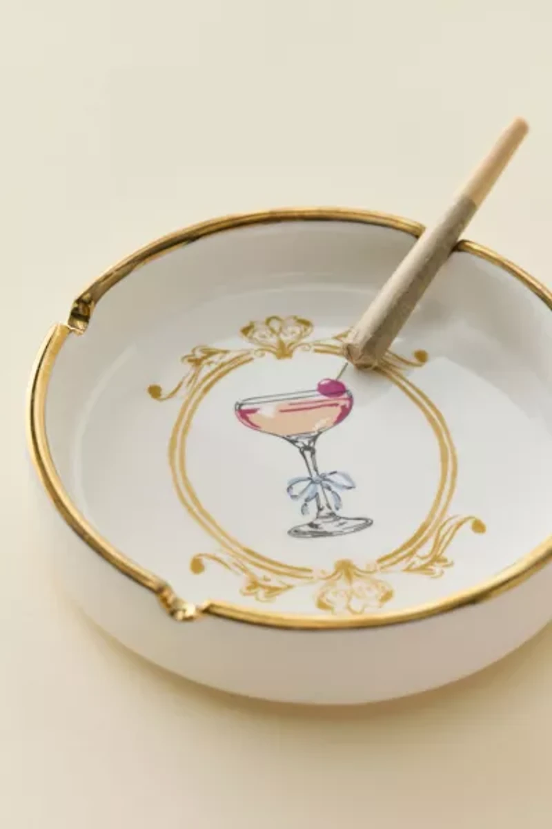 Graphic Printed Ashtray