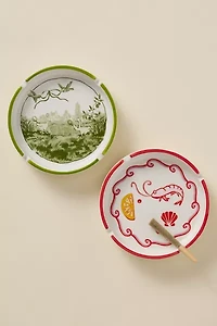 Graphic Printed Ashtray