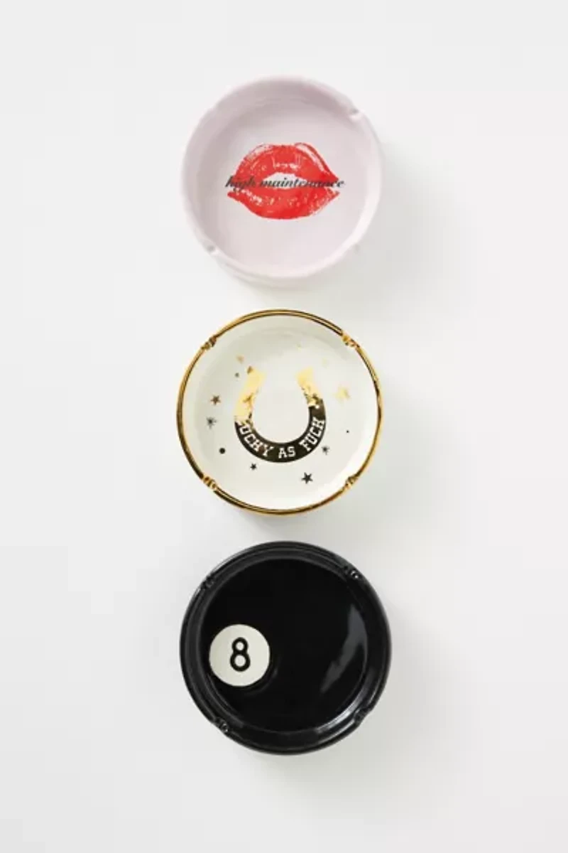 Graphic Printed Ashtray