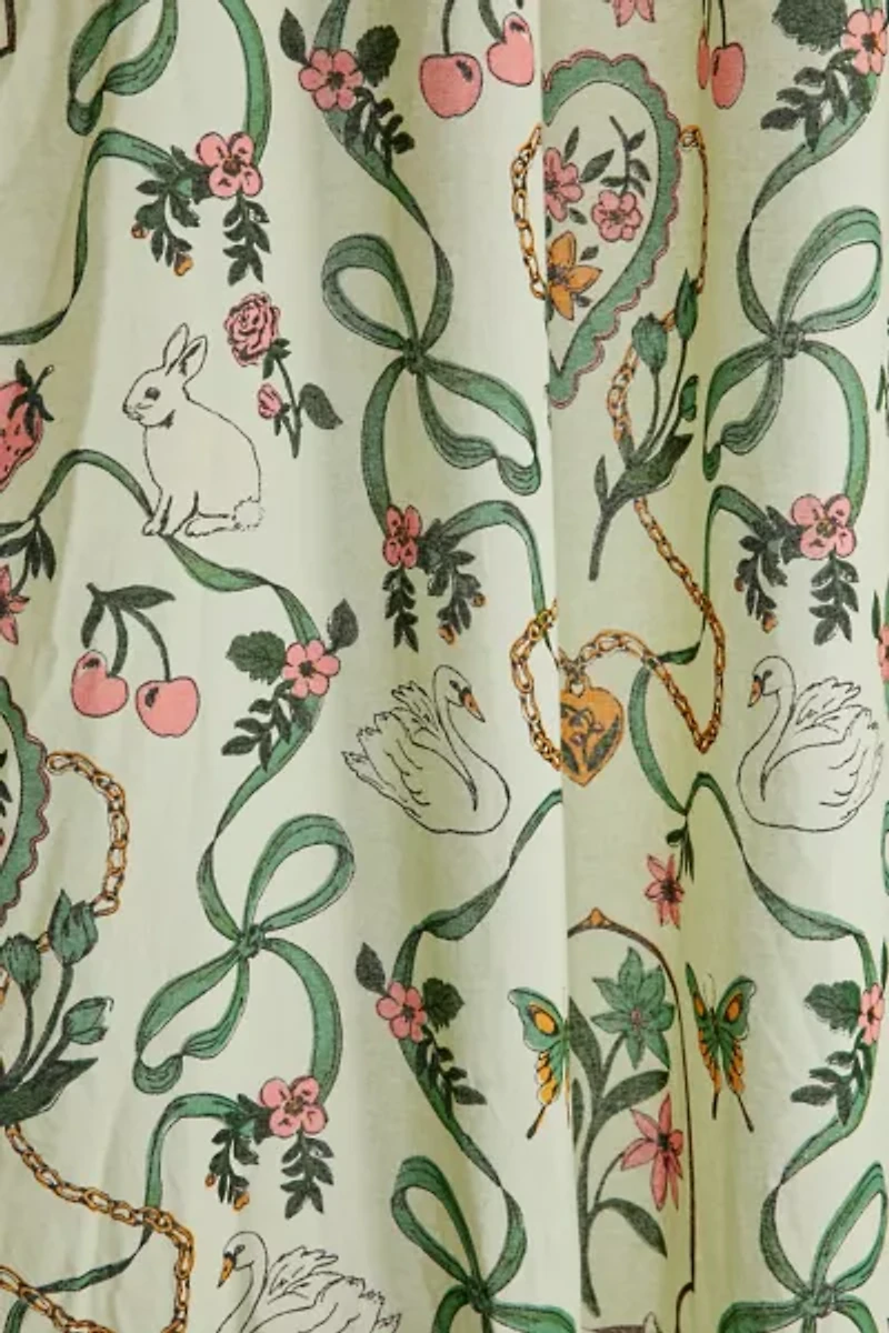 Mariya Icon Patterned Shower Curtain