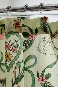 Mariya Icon Patterned Shower Curtain