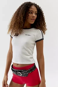 iets frans... Soccer Stripe Ringer Baby Tee