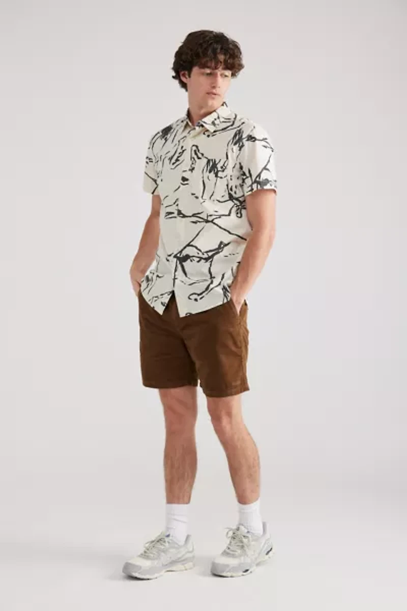 Katin Ward Waffle Cord Relaxed Short