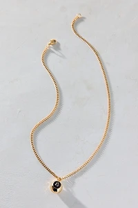 8-Ball Stainless Steel Pendant Necklace