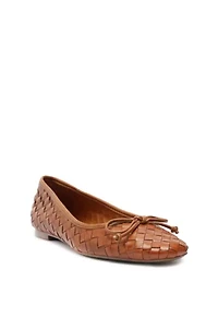 Schutz Arissa Braided Leather Ballet Flat