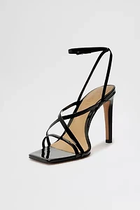 Schutz Bari Leather Strappy Heel