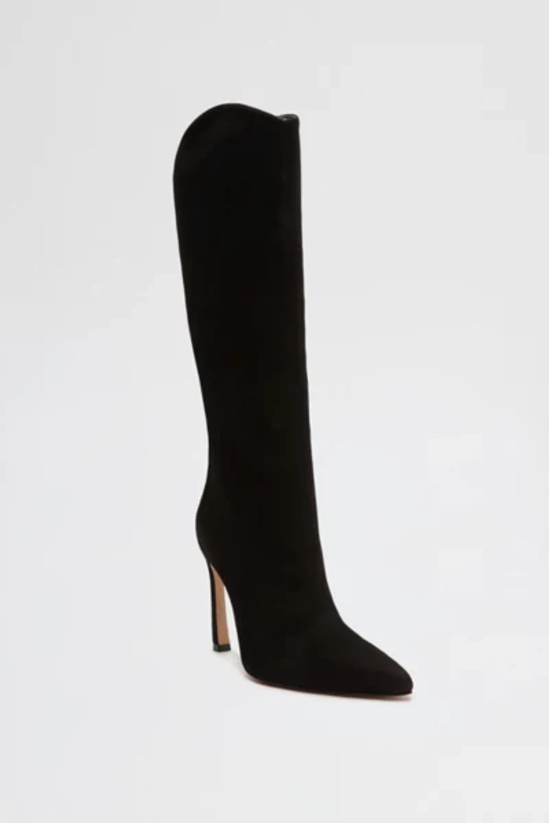 Schutz Maryana Sculpt Leather Knee-High Boot