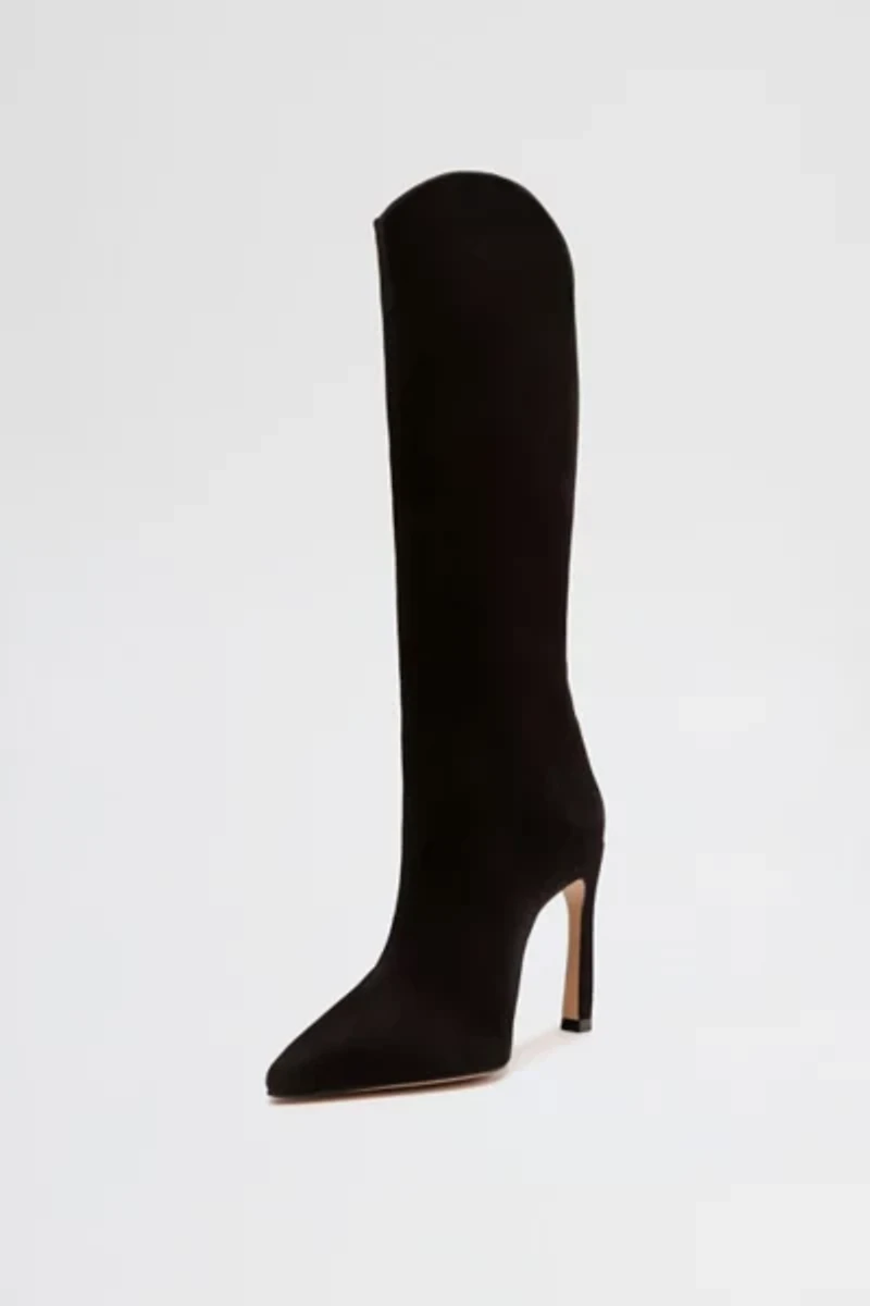 Schutz Maryana Sculpt Leather Knee-High Boot