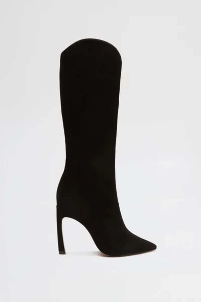 Schutz Maryana Sculpt Leather Knee-High Boot