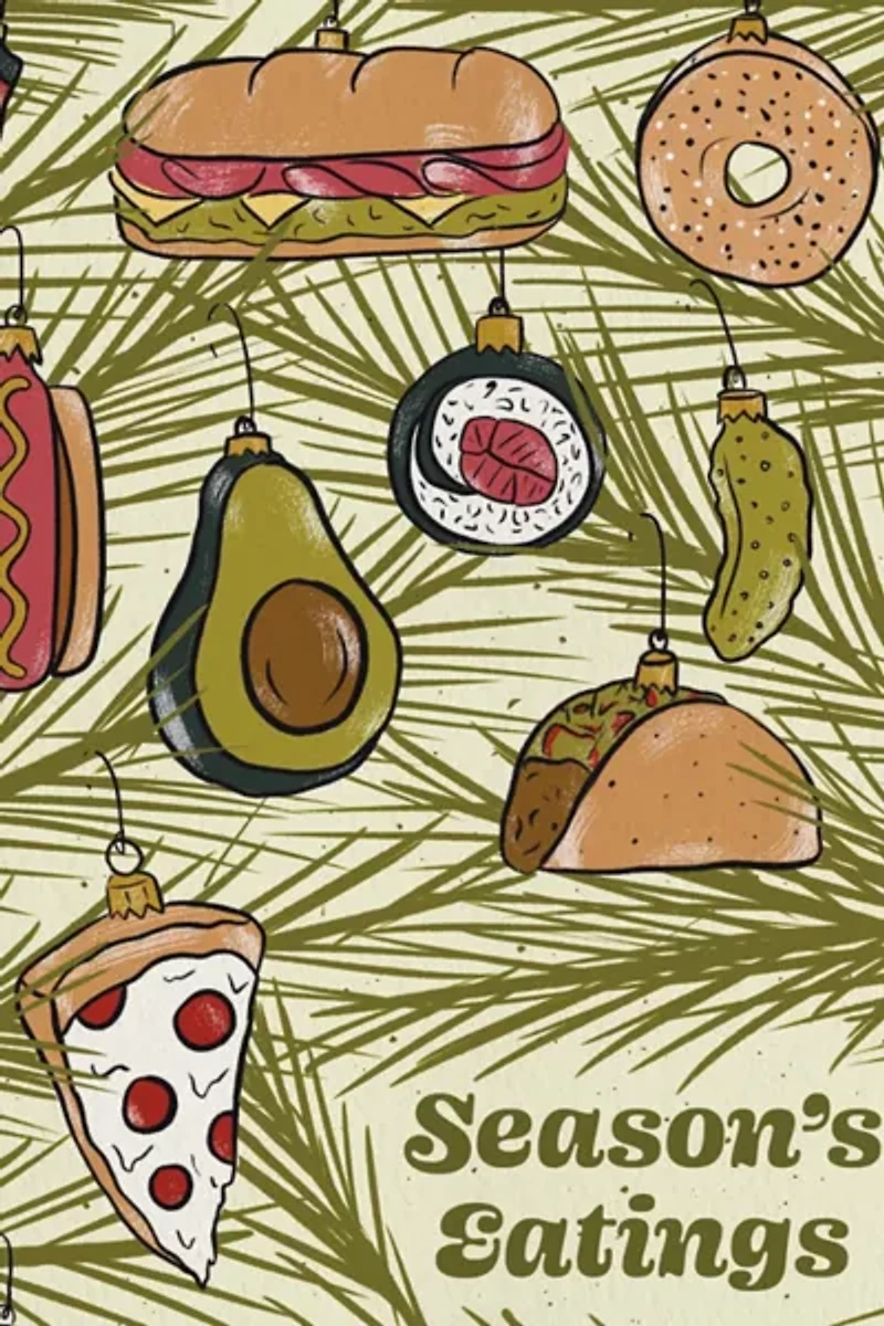 Boss Dotty Season’s Eatings Holiday Greeting Card