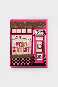 Boss Dotty Window Shop Holiday Greeting Card