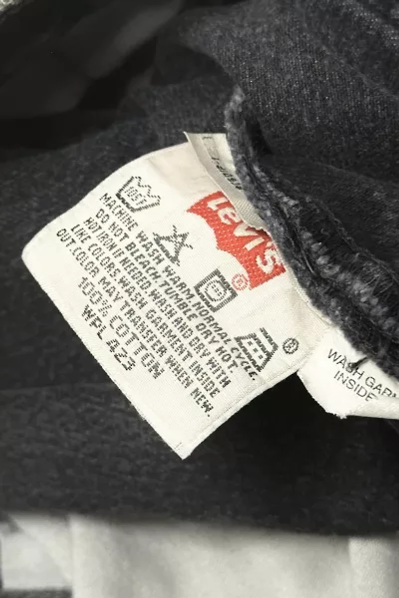 Vintage 1980’s Levi’s® Red Tab Black 501 Denim Jeans