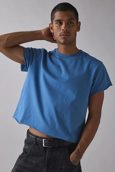 ReMADE By UO Boxy Cropped Raw Cut Tee