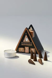 Paddywax House Cone Incense & Tea Light Holder